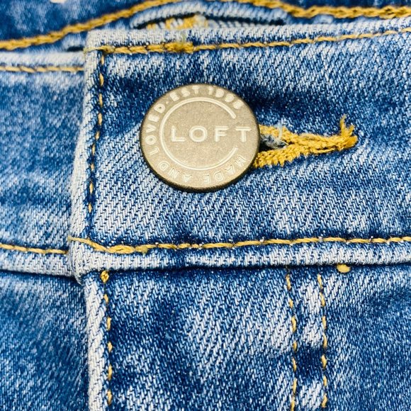 Loft High Waist Skinny Jeans - Size 12 (32" x 28.75") - NWT - Picture 4 of 9